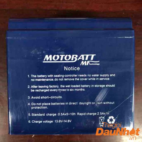 Motobatt MTB-SW12V5-1A ( Bình khô ) (3)